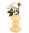 Present Time  Vase Bubbles Glass Large Soft yellow (PT3967LY)