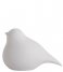 Present Time  Statue Bird Fat Bird Medium Porcelain Led White (PT4003WH)