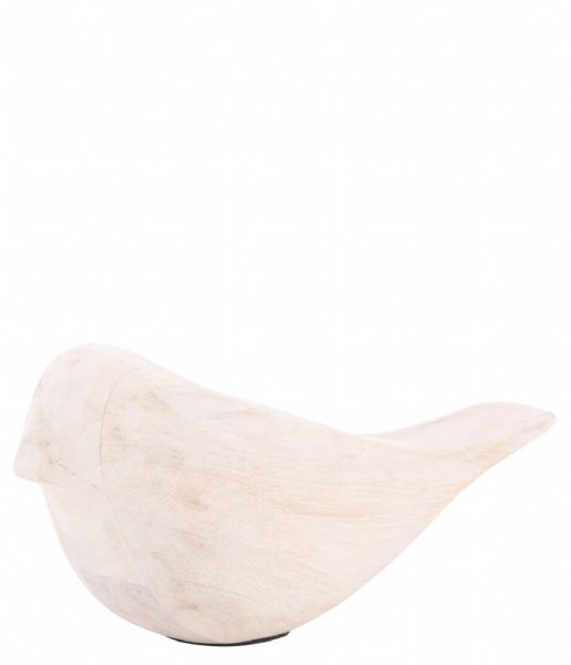 Present Time  Statue Bird Mango Wood White Wash (PT4004WH)