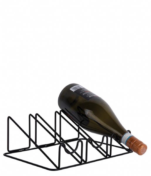 Present Time  Wine Rack Wired Metal Black (PT4059BK)