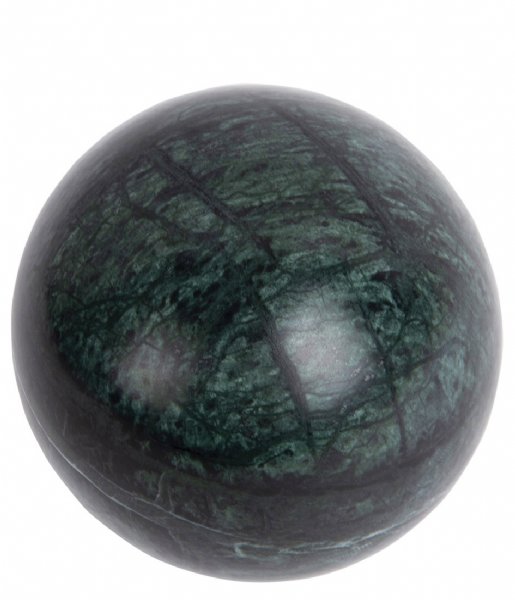 Present Time  Statue Ball Large Marble Dark Green (PT4095GR)