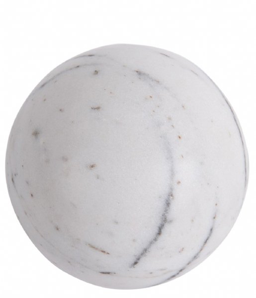 Present Time  Statue Ball Large Marble White (PT4095WH)
