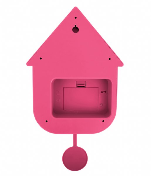 Karlsson  Wall Clock Modern Cuckoo ABS Bright Pink (KA5768BP)