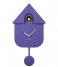 Karlsson  Wall Clock Modern Cuckoo ABS Bright Purple (KA5768PU)