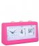 Karlsson  Alarm Clock Data Flip Rubberized Bright Pink (KA5941BP)
