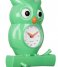 Karlsson  Wall Clock Owl Pendulum ABS Bright Green (KA5965BG)