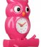 Karlsson  Wall Clock Owl Pendulum ABS Bright Pink (KA5965BP)