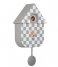 Karlsson  Wall Clock Modern Cuckoo Checker ABS Mouse Grey (KA5968GY)