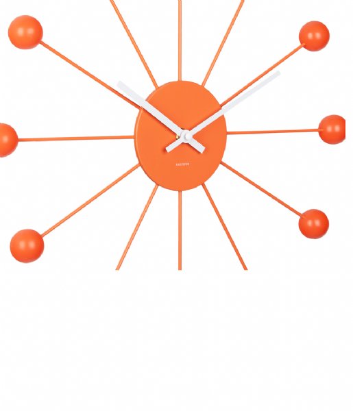 Karlsson  Wall Clock Funky Spider Bright Orange (KA5977OR)