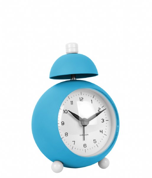 Karlsson  Alarm Clock Chaplin Iron Bright Blue (KA5979BB)