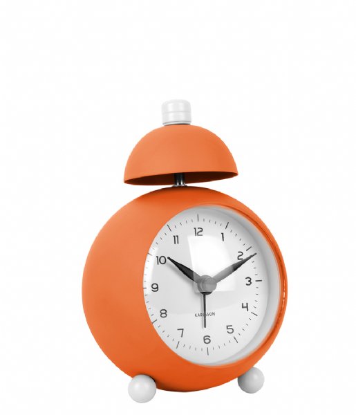 Karlsson  Alarm Clock Chaplin Iron Bright Orange (KA5979OR)