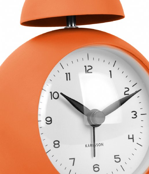Karlsson  Alarm Clock Chaplin Iron Bright Orange (KA5979OR)