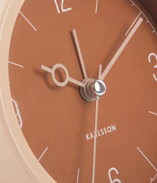 Karlsson  Alarm Clock Monocle Caramel Brown (KA5986BR)