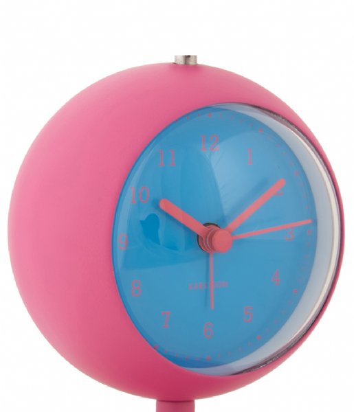 Karlsson  Alarm Clock Funky Retro Bright Pink (KA5991BP)