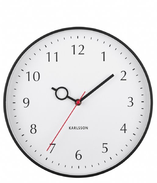 Karlsson  Wall Clock Loupe PP Black (KA5992BK)