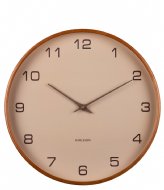 Karlsson Wall Clock Acento Wood Sand Brown (KA5993SB)