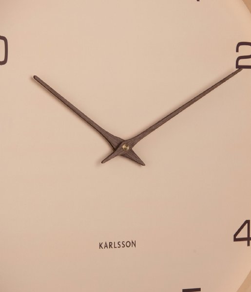 Karlsson  Wall Clock Acento Wood Sand Brown (KA5993SB)
