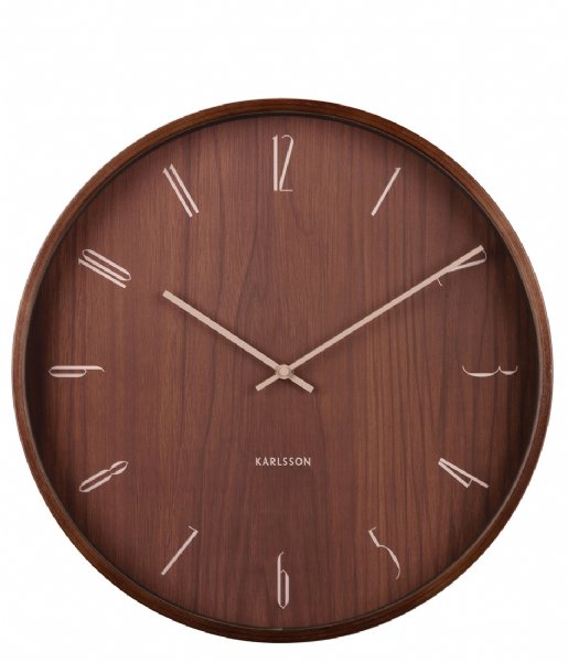 Karlsson  Wall Clock Suave Wood Dark Wood (KA5994DW)