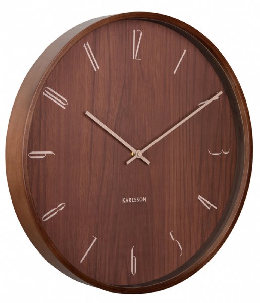Karlsson  Wall Clock Suave Wood Dark Wood (KA5994DW)