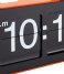 Karlsson  Wall Clock Wide Flip Orange Black (KA5999OR)