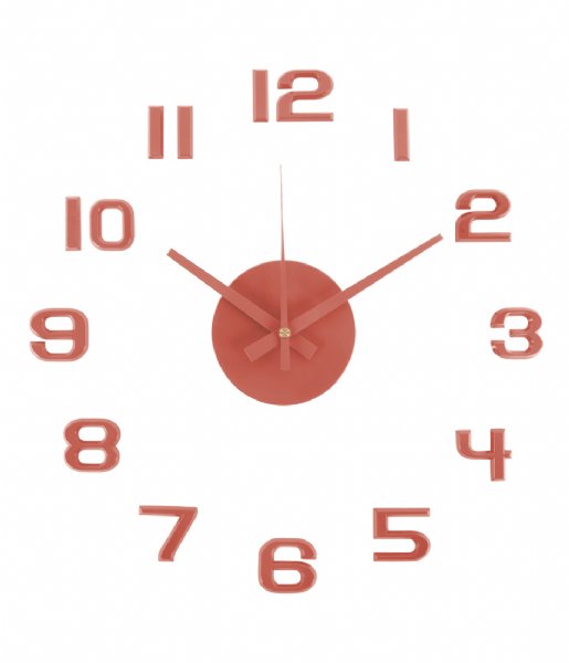 Karlsson  Wall Clock Diy Sunset Numbers Blush Red (KA6001RD)