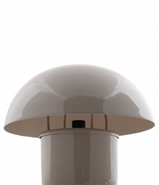 Leitmotiv  Table Lamp Fat Mushroom Enamel Warm Grey (LM2124WG)