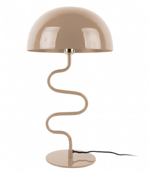 Leitmotiv  Table Lamp Twist Enamel Soft Brown (LM2128LB)