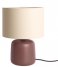 Leitmotiv  Table Lamp Alma Straight Chocolate Brown (LM2165DB)