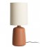 Leitmotiv  Table Lamp Alma Straight Large Caramel Brown (LM2166BR)