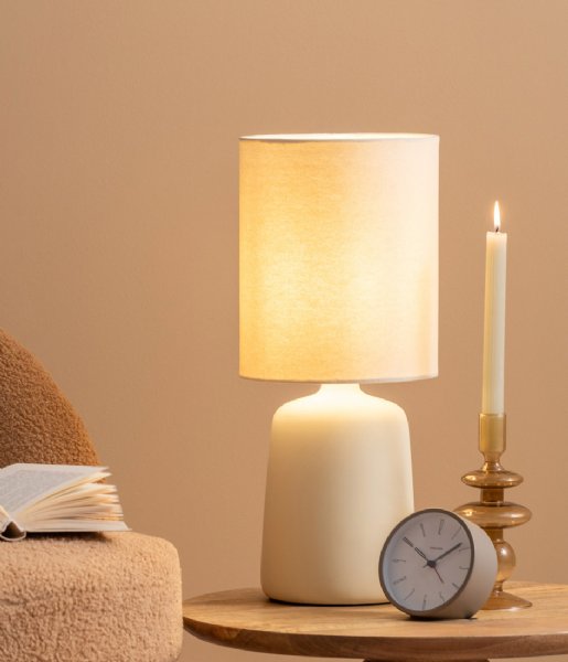 Leitmotiv  Table Lamp Alma Straight Large Off White (LM2166WH)