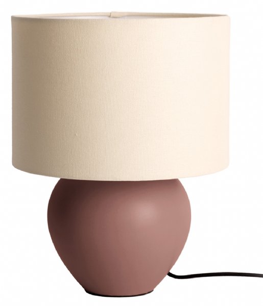 Leitmotiv  Table Lamp Alma Cone Chocolate Brown (LM2168DB)