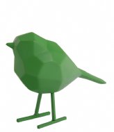 Present Time Statue Origami Bird Small Bright Green (PT3335BG)