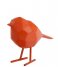 Present Time  Statue Origami Bird Small Bright Orange (PT3335OR)