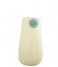 Present Time  Vase Bolita Glass Medium Soft Yellow Grayed Jade (PT4153LY)