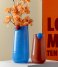 Present Time  Vase Bolita Glass Large Soft Blue Soft Orange (PT4154LB)