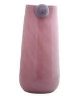 Present Time Vase Bolita Glass Large Soft Pink Soft Purple (PT4154LP)