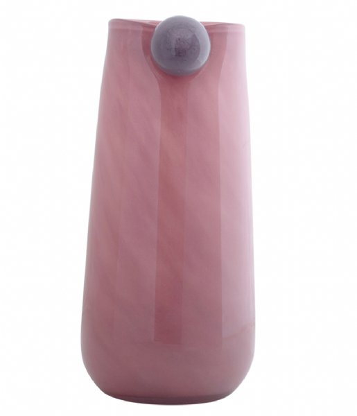 Present Time  Vase Bolita Glass Large Soft Pink Soft Purple (PT4154LP)