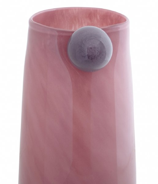 Present Time  Vase Bolita Glass Large Soft Pink Soft Purple (PT4154LP)