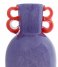 Present Time  Vase Fiesta Glass Large Bright Purple Orange (PT4190PU)