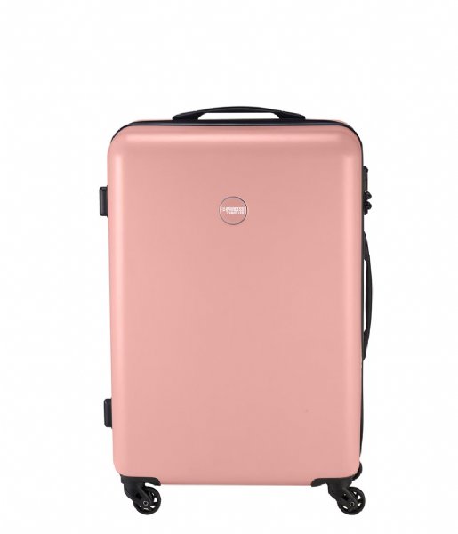 China gesprek dubbellaag Princess Traveller Reiskoffer PT01 Medium 67cm Peony Pink | The Little  Green Bag