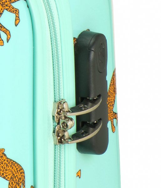 Princess Traveller Walizki na bagaż podręczny Trendy Animal Collection 55cm Mint