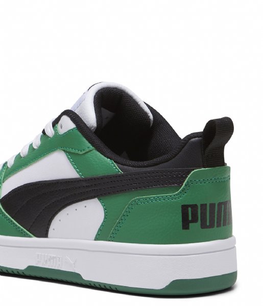 Puma  Rebound V6 Lo Jr Puma White Puma Black Archive Green