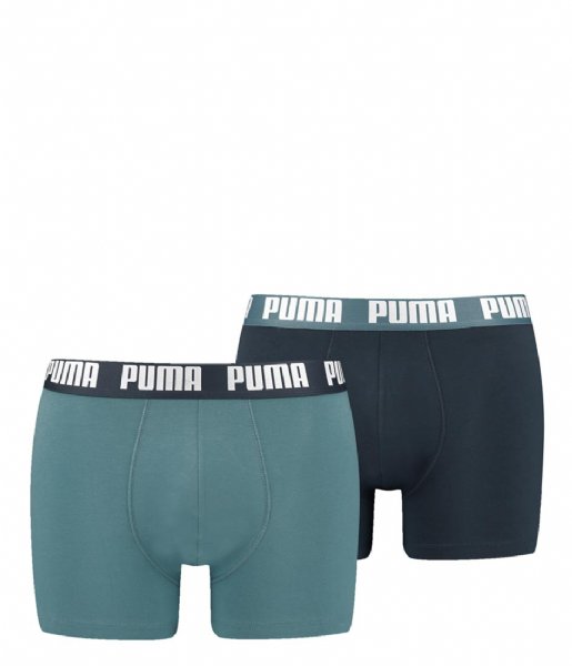 Puma  Basic Boxer 2-Pack Blue Combo (055)