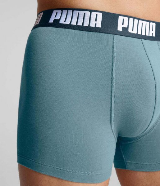 Puma  Basic Boxer 2-Pack Blue Combo (055)