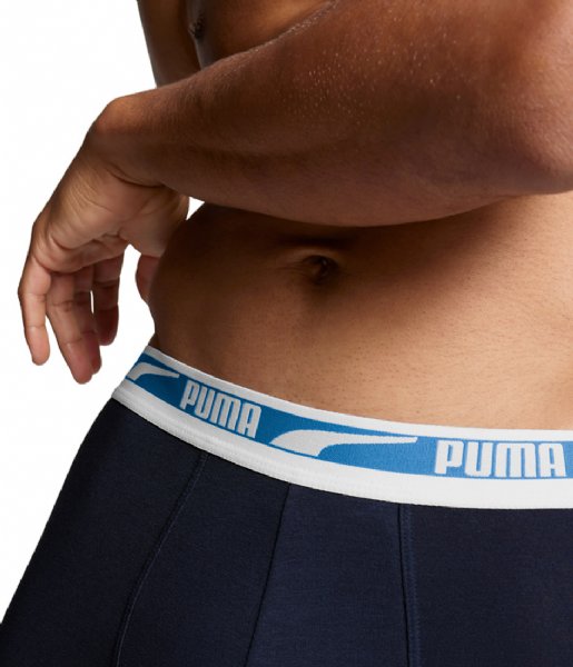 Puma  Multi Logo Boxer Men 2-Pack Peacoat (002)