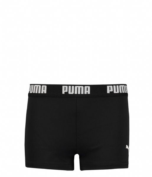 Puma  Swim Boys Logo Swim Trunk 1P Black (001)