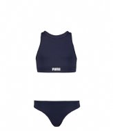 Puma Swim Girls Racerback Bikini Set 1P Navy (002)