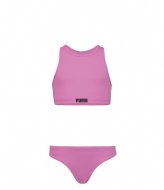 Puma Swim Girls Racerback Bikini Set 1P Pink Icing (004)