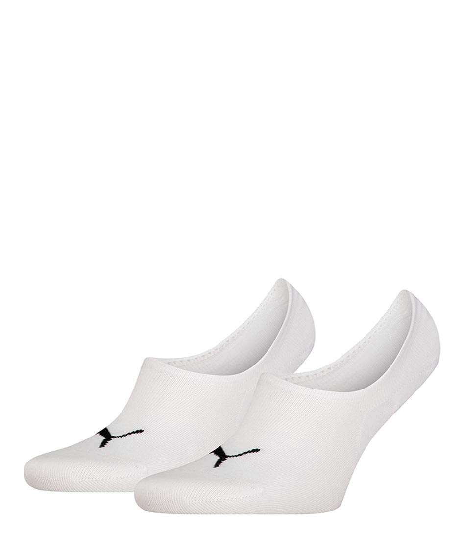 Puma Socks Unisex Footie 2 Pack High Cut White 002 The Little