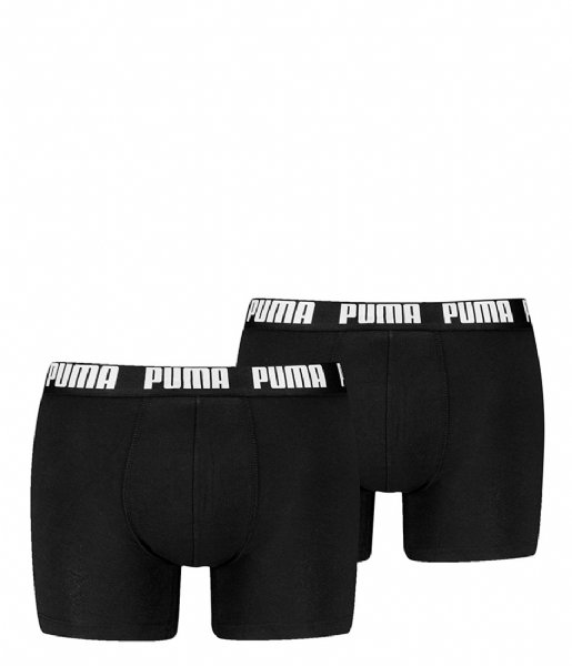 Puma  Everyday Basic Boxer 2-Pack Black - Black (001)
